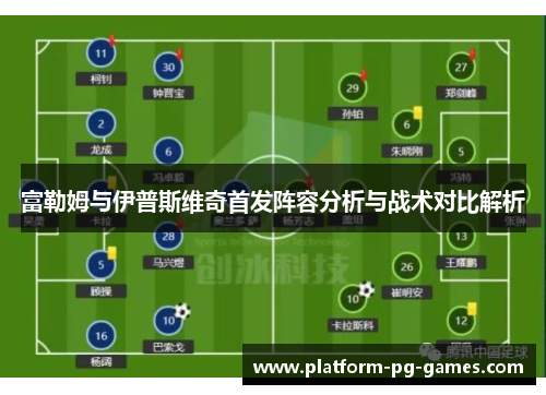 富勒姆与伊普斯维奇首发阵容分析与战术对比解析