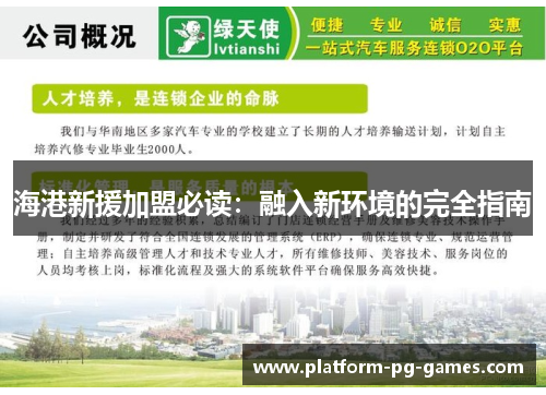 海港新援加盟必读：融入新环境的完全指南
